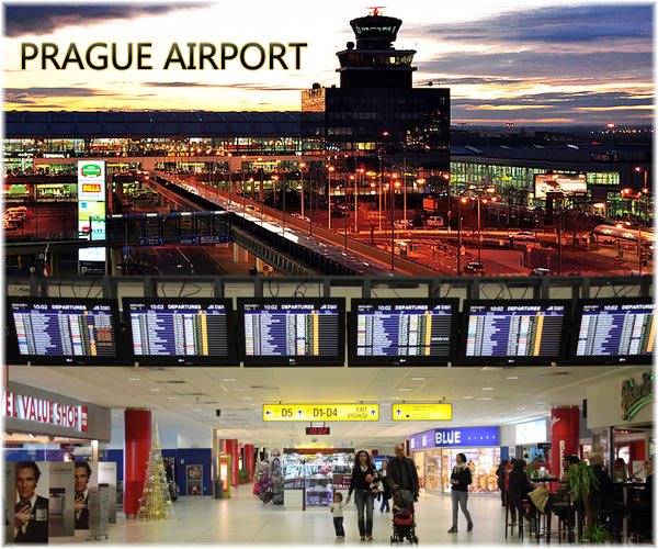 اكبر مطار في الجمهورية التشيكية هو مطار براغ