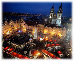 チェコのクリスマスの雰囲気