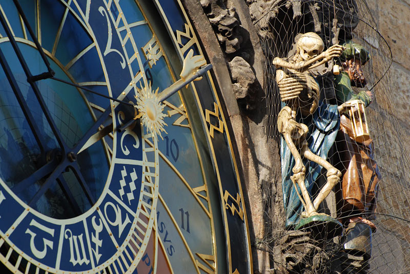 Astronomical clock detail