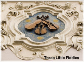 Three Little Fiddlers, House Sign