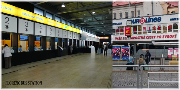Station de Bus principale de Prague