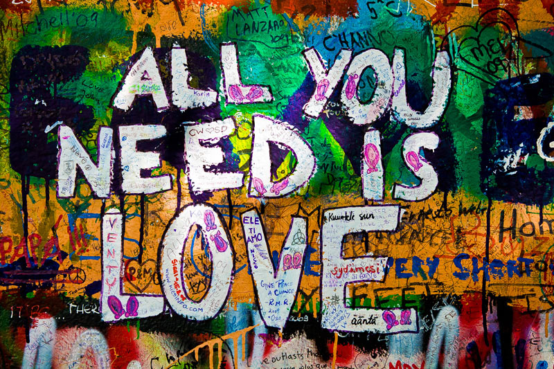 John Lennon Wall - All you need is Love