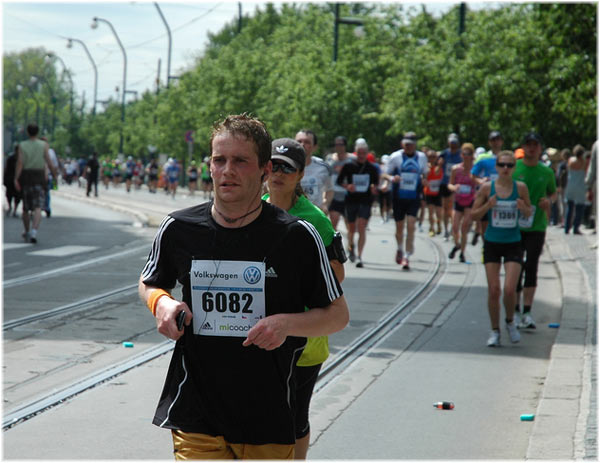 De internationale marathon in Praag