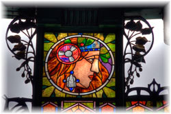 市民会館 Mucha's stained glass