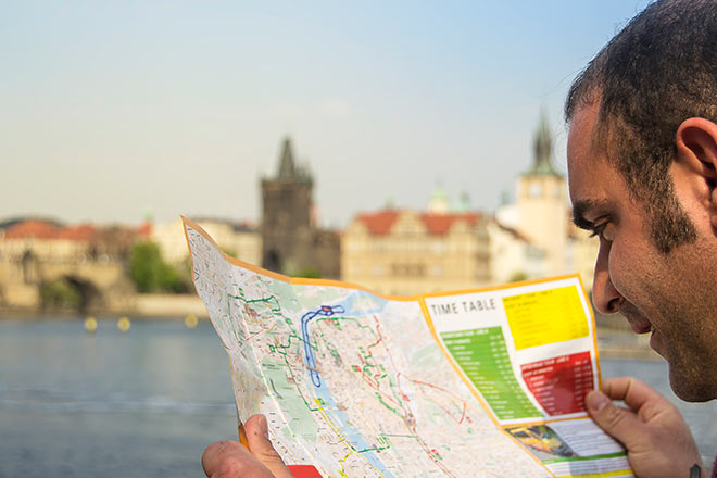 Navigate in Prague