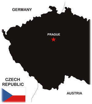 Praha på kart